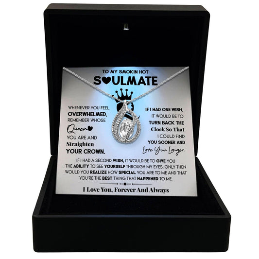 TRYNDI™ To My Smokin Hot Soulmate Birdcage Necklace With Authentic Swarovski Crystals-0